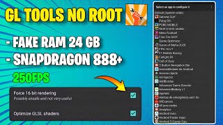 NEW GL TOOLS NO ROOT  IPHONE LIKE PERFORMANCE  STABLE 90120 FPS  NO ROOT REQUIRED [upl. by Manon]