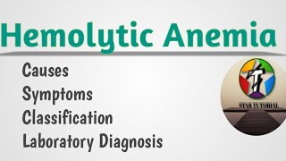 Hemolytic Anemia in Hindi ll Anemia ll Hematology And Blood Banking ll [upl. by Llemert]