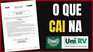 O que cai no vestibular de medicina da UniRV [upl. by Ainoz101]