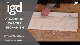 Wooden Blinds Direct How to change a tilt mechanism [upl. by Vala527]