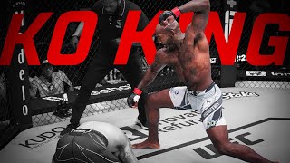 KO KING👑  Every Khalil Rountree Knockout  UFC 307 [upl. by Rephotsirhc]