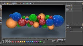 Making Ball Spectrum using Sound Effector in Cinema 4D Tutorial [upl. by Inaffyt787]