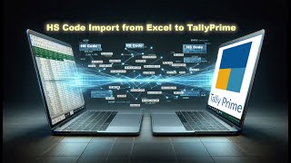 tallyprime  HS Code Import from Excel to Tally [upl. by Geffner123]