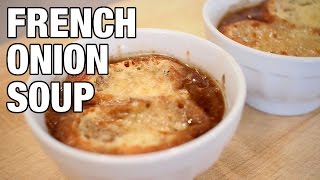 Easy French Onion Soup  The Hungry Bachelor [upl. by Swihart]