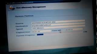 How to factory reset restore an Acer Aspire 5735 and other Acer systems [upl. by Dallon820]