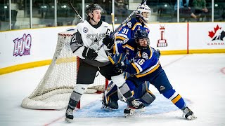 Highlights from Collingwood OJHL vs Battlefords SJHL at the 2023 Centennial Cup [upl. by Trever402]