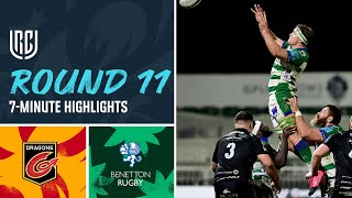 Dragons v Benetton  Match Highlights  Round 11  United Rugby Championship [upl. by Pomcroy]