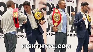 GOLOVKIN amp RYOTA MURATA FIRST FACE TO FACE ENCOUNTER BIG DRAMA SHOW IN TOKYO JAPAN [upl. by Alexandros]