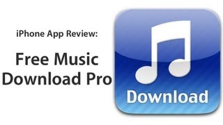 Review Free Music Download Pro iPhone app [upl. by Nyrb760]