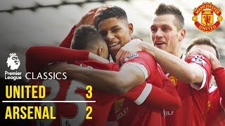 Manchester United 32 Arsenal 1516  Premier League Classics  Manchester United [upl. by Lesley]