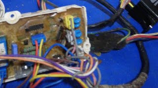 TRES FALLAS ENCONTRADAS EN UNA TARJETA ELECTRÓNICA DE UNA LAVADORA LG TURBO DRUM [upl. by Redliw251]