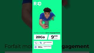 RED by SFR  Forfait Mobile sans engagement 20Go à 999euros par mois [upl. by Anwahsiek]