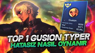 TOP 1 GLOBAL GUSION TYPER  HATASIZ NASIL OYNANIR  SESLİ [upl. by Annot994]