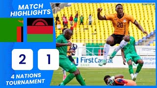 ZAMBIA 21 MALAWI Third Place 4 Nations Tournament Highlights Zambia vs Malawi [upl. by Akyre]