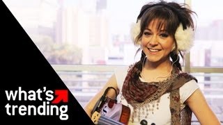 Lindsey Stirling Performs quotCeltic Carolquot LIVE  EXCLUSIVE [upl. by Niryt]