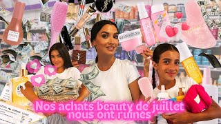 OMG CES PRODUITS DE BEAUTÉ  NOS MEILLEURS ACHATS DE JUILLET  beauty [upl. by Ahsienel]