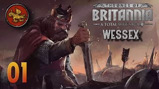 THRONES OF BRITANNIA  WESSEX 01  Total War Saga  Découverte  Gameplay  PC  FR [upl. by Cedell389]