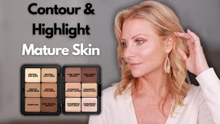 Contour amp Highlight Makeup Tutorial for Mature Skin [upl. by Eniarda164]