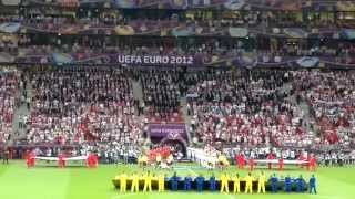 EURO 2012 mecz POLSKA 11 ROSJA  rozpoczęcie meczu [upl. by Aratihc]