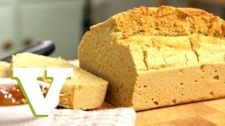 Gluten Free Chickpea Bread Food For All 2 [upl. by Akirdna]