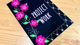 project file decoration ideas Super Easy [upl. by Arreik72]