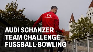 Audi Schanzer Team Challenge FußballBowling [upl. by Leicam327]