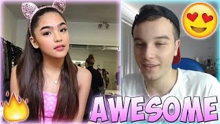 Andrea Brillantes Best Musically Compilation REACTION [upl. by Wylen]