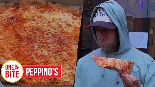 Barstool Pizza Review  Peppinos Brooklyn NY presented by Rhoback [upl. by Afrikah337]