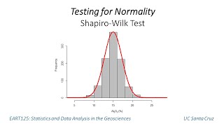 ShapiroWilk test [upl. by Ahsat967]