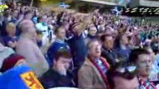 Loch Lomond Sung by Scotland Fans at Hampden [upl. by Cloris528]