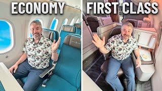 Is Hawaiian’s NEW 787 FIRST CLASS Worth It Full Comparison [upl. by Ellimaj]