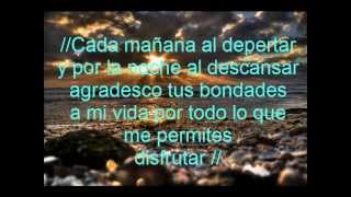 Cada Mañana Al Despertar Jesus Adrian R Letra [upl. by Atenik]