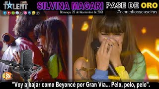 🥇 Silvina Magari Pesadilla en El Paraíso 2 participo en Got Talent 2021 España 🎤 🔊 Pelo pelo pelo [upl. by Annekcm]