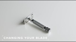 How to Put Blades in a Safety Razor [upl. by Ezana245]