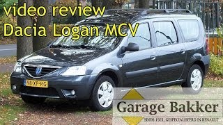 Video review Dacia Logan MCV 16 16v Laureate 2007 98XPRG [upl. by Durward]