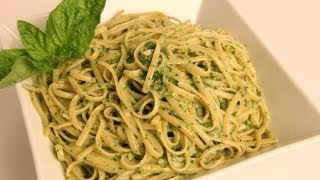 Linguine with Pesto Recipe  Laura Vitale  Laura in the Kitchen Episode 346 [upl. by Nywde405]