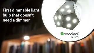 Nanoleaf Bloom  A new way to dim your lights [upl. by Anwad]