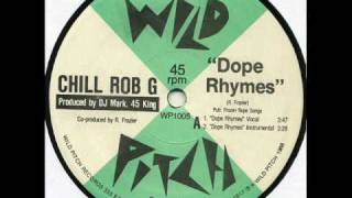 Chill Rob G  Dope Rhymes Wild Pitch 1988 [upl. by Giess546]