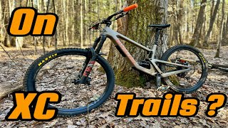 SANTA CRUZ MEGATOWER V2 ON XC TRAILS  FIRST RIDE 2023 [upl. by Ingeborg585]