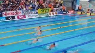 Erik Persson SM guld 200br 2015 Sundsvall [upl. by Atteyek400]