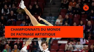 Mondiaux de patinage artistique 2024 à Montréal [upl. by Ayvid]