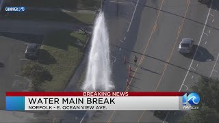 Norfolk dealing with water main breaks [upl. by Yduj363]