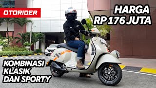 Vespa GTV 2023  First Ride  OtoRider [upl. by Lekym]