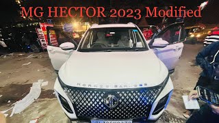 New MG Hector 2023 mein installed ho gayi ambient lights  K4 Ambient lights installed  MG Hector [upl. by Ssepmet399]