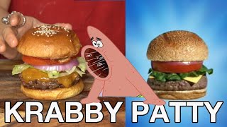 I made KRABBY PATTY at home AND YOU CAN TOO  SCERET FORMULA REVEALED [upl. by Lizzy]