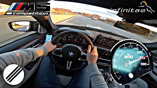 BMW M5 F90 INFINITAS STAGE 1 770HP 950NM TEST DRIVE ON GERMAN AUTOBAHN🏎 [upl. by Ellek163]