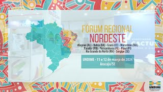 Fórum Regional de Dirigentes Municipais de Educação do Nordeste  Undime 2024 [upl. by Louth]