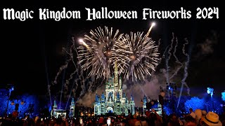 Disneys Not So Spooky Spectacular Fireworks 2024 in 4K  Magic Kingdom Halloween Walt Disney World [upl. by Enilrek720]