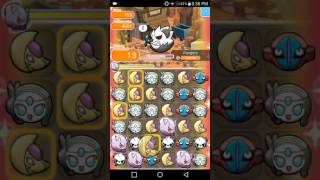 Pokémon Shuffle  Pangoro S Rank Itemless Fase 193 [upl. by Hanad]