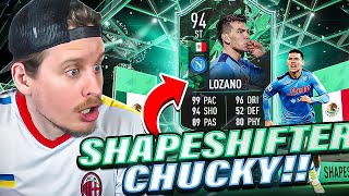 Lozano but hes a STRIKER 94 Shapeshifters Lozano Review FIFA 22 Ultimate Team [upl. by Nahguav868]